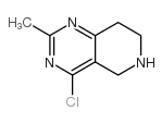 4-氯-2-甲基-5,6,7,8-四氢吡啶并[4,3-d]嘧啶结构式