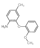2-(2-Methoxyphenoxy)-4-methylaniline Structure