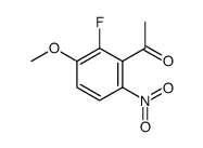 1-(2-fluoro-3-methoxy-6-nitrophenyl)ethanone Structure