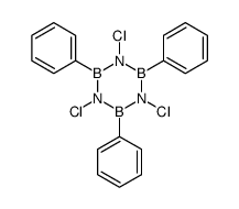 2.4.6-三氯-1.3.5-三苯基硼嗪结构式