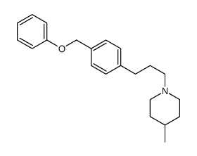 4-methyl-1-[3-[4-(phenoxymethyl)phenyl]propyl]piperidine结构式