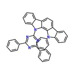 11-(4,6-Diphenyl-1,3,5-triazin-2-yl)-12-phenyl-11,12-dihydroindolo[2,3-a]carbazole Structure
