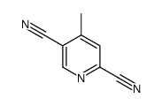 4-Methyl-2,5-pyridinedicarbonitrile结构式