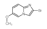 2-溴-6-甲氧基咪唑[1,2-a] 吡啶结构式