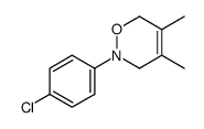 2-(4-chlorophenyl)-4,5-dimethyl-3,6-dihydrooxazine结构式