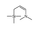 N,N-dimethyl-3-trimethylsilylprop-1-en-1-amine结构式