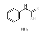 Carbamodithioic acid,N-phenyl-, ammonium salt (1:1)结构式