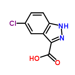 5-氯-3-吲唑甲酸结构式