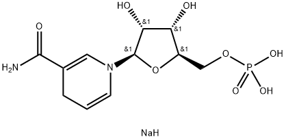 β-nicotinamide mononucleotide, reduced form, disodium salt Structure