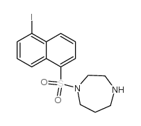 1-[(5-iodo-1-naphthyl)sulfonyl]-1,4-diazepane结构式