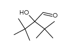 2-t-butyl-2-hydroxy-3,3-dimethylbutanal结构式