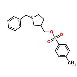 (1-Benzyl-3-pyrrolidinyl)methyl 4-methylbenzenesulfonate Structure