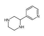 2-PYRIDIN-3-YL PIPERAZINE结构式