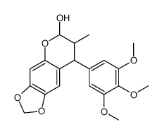 7-methyl-8-(3,4,5-trimethoxyphenyl)-7,8-dihydro-6H-[1,3]dioxolo[4,5-g]chromen-6-ol Structure