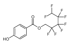 2,2,3,3,4,4,5,5-octafluoropentyl 4-hydroxybenzoate Structure