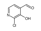 2-chloro-3-hydroxyisonicotinaldehyde Structure