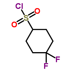 4,4-Difluorocyclohexanesulfonyl chloride Structure