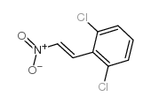 2,6-二氯-BETA-硝基苯乙烯结构式