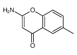 2-amino-6-methylchromen-4-one结构式