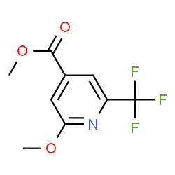 2-甲氧基-6-(三氟甲基)异烟酸甲酯结构式