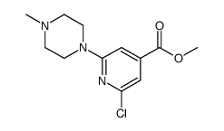 methyl 2-chloro-6-(4-methylpiperazin-1-yl)isonicotinate Structure
