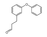 3-(3-苯氧基-苯基)-丙醛结构式