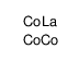cobalt,lanthanum(5:1) Structure