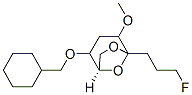 6,8-Dioxabicyclo3.2.1octane, 2-(cyclohexylmethoxy)-5-(3-fluoropropyl)-4-methoxy-, 1R-(exo,exo)-结构式