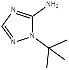 1-叔丁基-1H-1,2,4-三唑-5-胺结构式