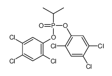 1,2,4-trichloro-5-[propan-2-yl-(2,4,5-trichlorophenoxy)phosphoryl]oxybenzene Structure