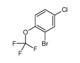 2-bromo-4-chloro-1-(trifluoromethoxy)benzene Structure