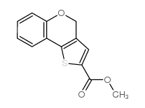 4H-[1]-苯并吡喃并[4,3-b]噻吩-2-羧酸甲酯结构式