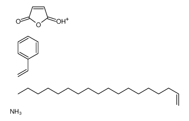 azanium,furan-2,5-dione,octadec-1-ene,styrene Structure