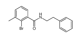 2-bromo-3-methyl-N-phenethylbenzamide结构式