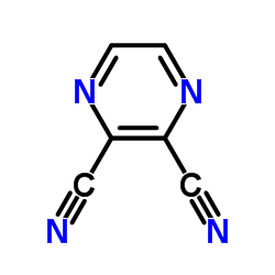 2,3-二氰基吡嗪结构式