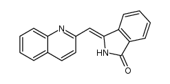 3-(2-Quinolylmethylene)phthalimidine Structure