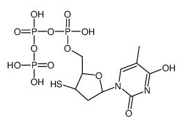 3'-mercapto-3'-deoxythymidine-5'-triphosphate Structure
