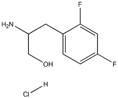2-Amino-3-(2,4-difluoro-phenyl)-propan-1-ol hydrochloride Structure