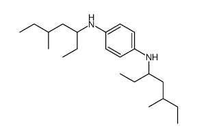 N,N’-双(1-乙基-3-甲基戊基)-1,4-苯二胺结构式