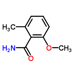 2-甲氧基-6-甲基苯甲酰胺结构式