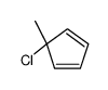 5-chloro-5-methylcyclopenta-1,3-diene Structure