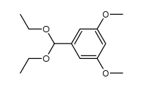 3,5-Dimethoxybenzaldehyde diethyl acetal Structure
