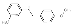 N-(4-Methoxybenzyl)-3-methylaniline Structure