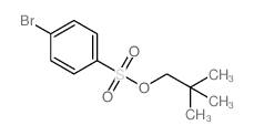 4-溴苯磺酸新戊酯结构式