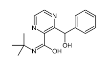 N-tert-butyl-3-[hydroxy(phenyl)methyl]pyrazine-2-carboxamide Structure