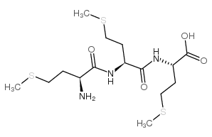 L-蛋氨酰-L-蛋氨酰-L-蛋氨酸结构式