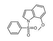 1-Benzenesulfonyl-7-methoxy-1H-indole Structure