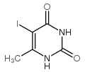 5-碘-6-甲基尿嘧啶结构式