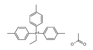 ethyl-tris(4-methylphenyl)phosphanium,acetate结构式