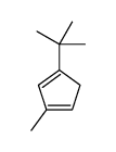 1-tert-butyl-3-methylcyclopenta-1,3-diene结构式
